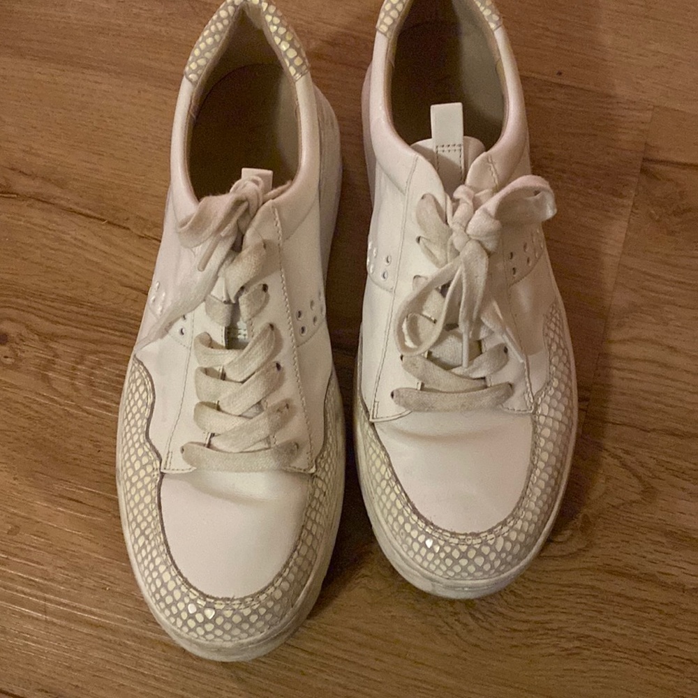 White Platform Sneakers